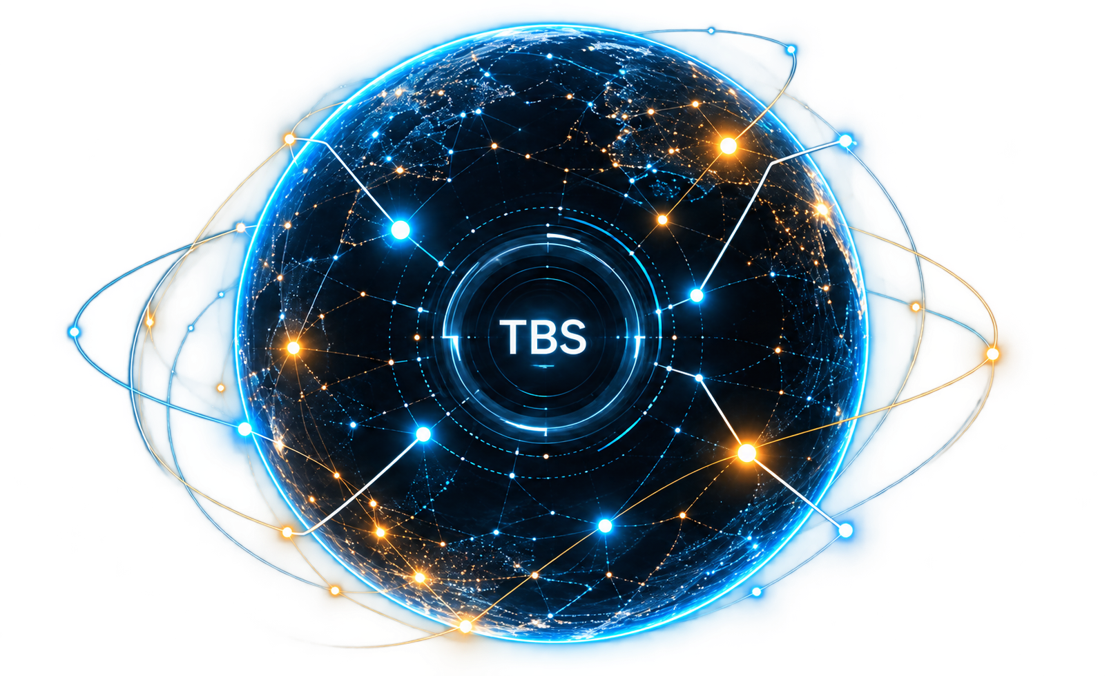 A luminous network orb representing connected perception